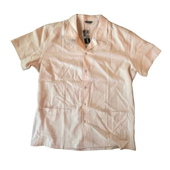 New COOFANDY Men's 2 Pieces Shirt Set Short Sleeve Button Down SZ XL NWT - Picture 4 of 6